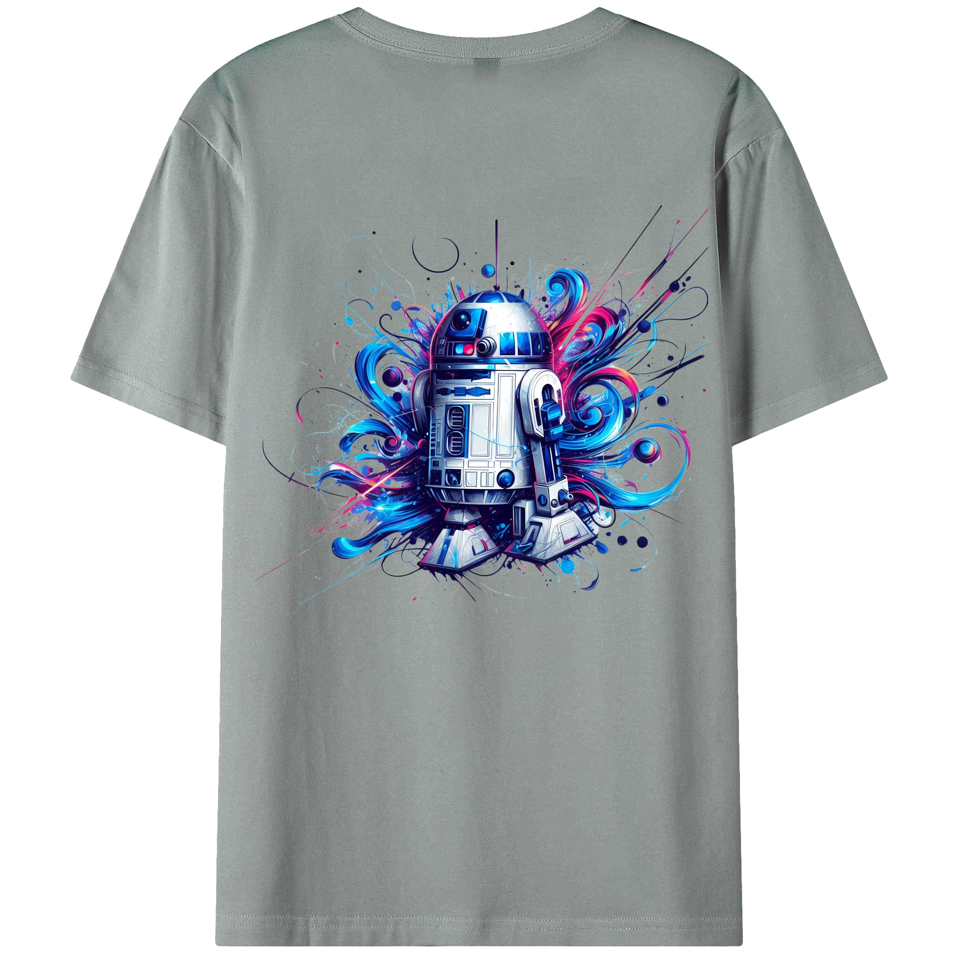 （画像用） スター・ウォーズ Star Wars 綿100％ メンズ半袖Tシャツ（バックプリント） 通気性